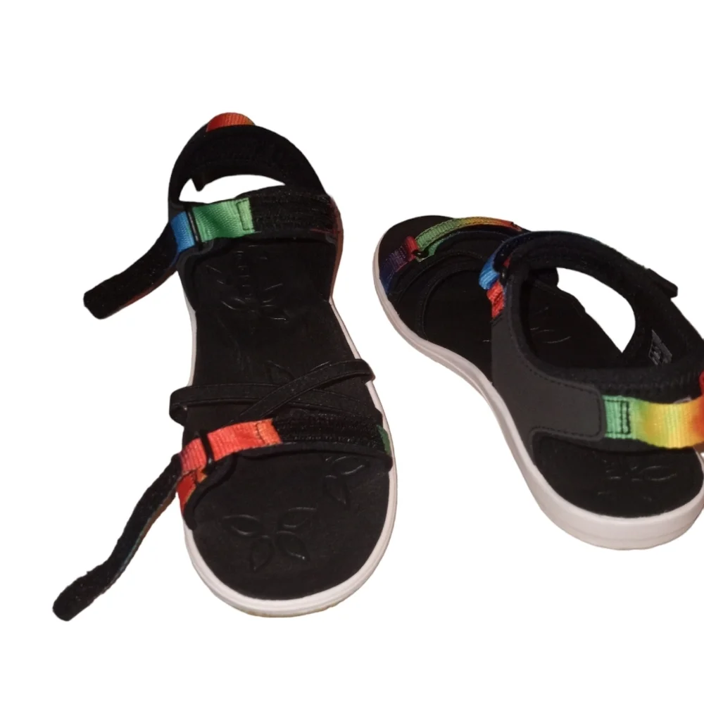 Keen Kids hook-and-loop tye-dye waterproof sandals